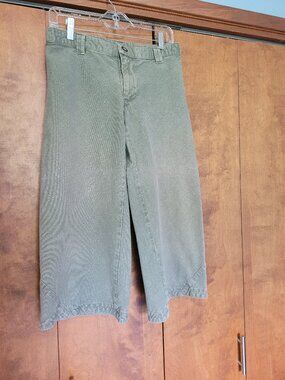 Sweetgrass hemp/cotton sage capri pants small